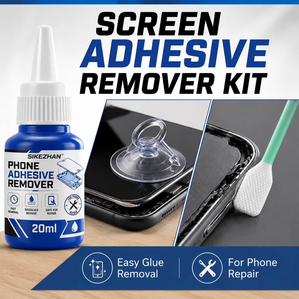 Electronics Repair Shops - Kit Penghilang Perekat Layar Ponsel Profesional,