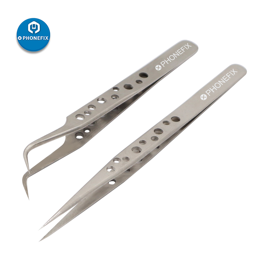 Elektronik Repair - Elektronik Industri Pinset Stainless Steel Presisi