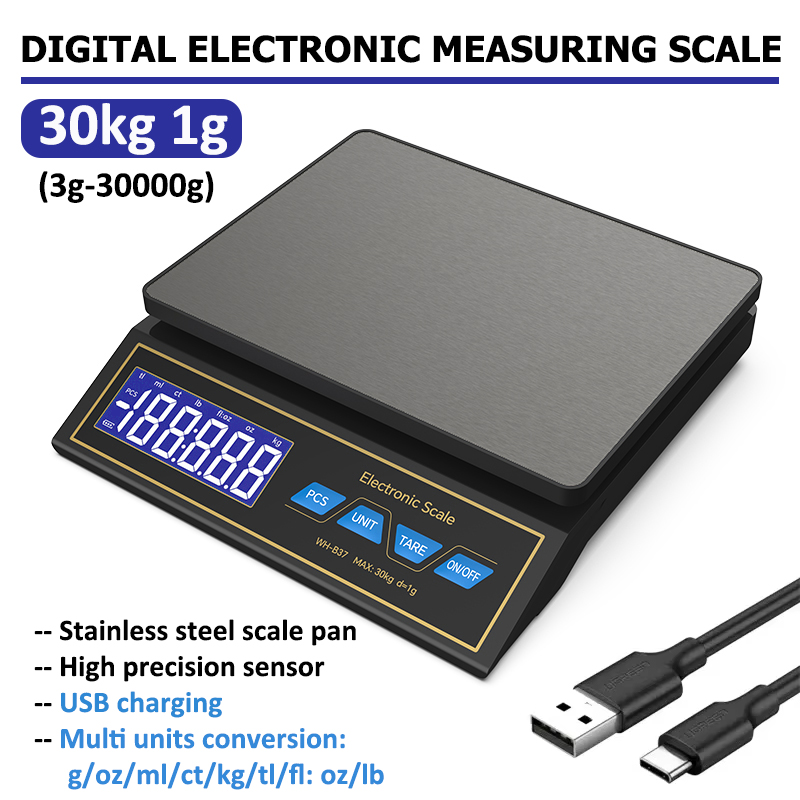 Electronics Repair Shops - Timbangan Dapur Digital LCD 30Kg/1G Panel