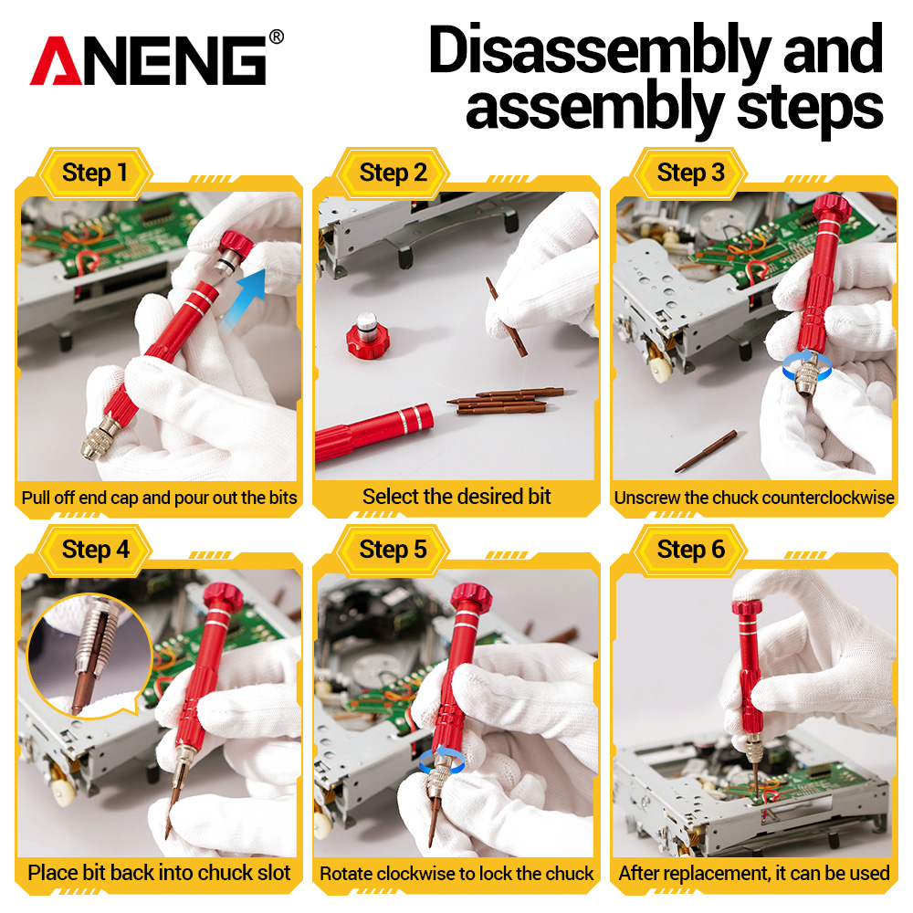 ANENG Set Obeng Presisi Magnet - Electronics Repair Technician ulasan dan harga