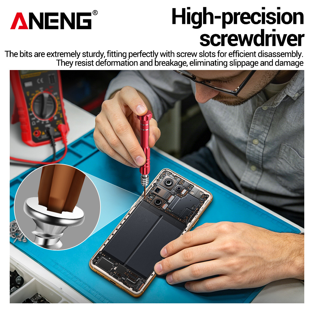ANENG Set Obeng Presisi Magnet - Electronics Repair Technician ulasan dan harga
