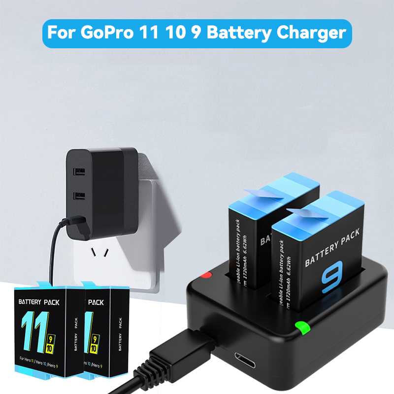 Pengisi daya baterai ganda, Sl - Gopro Action Camera Hero 12 Black ulasan dan harga