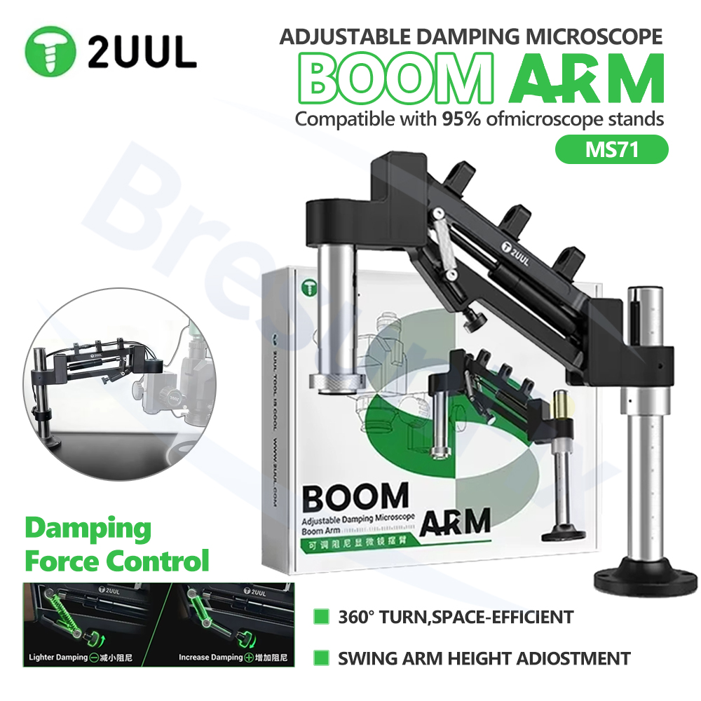 2UUL MS71 Lengan Ayun Mikrosko - Electronics Repair Microscope ulasan dan harga