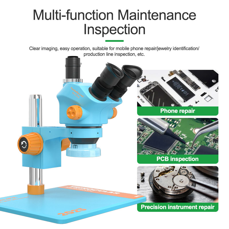 RELIFE RL-M5T-B11 0.7-5.0 mikr - Electronics Repair Microscope ulasan dan harga