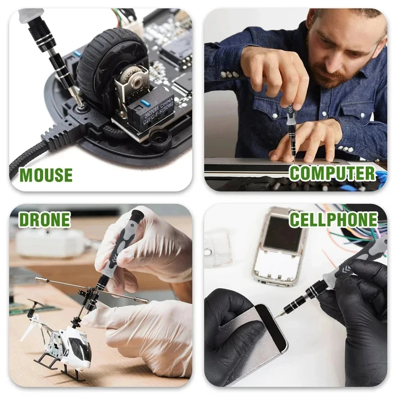 Set Obeng Magnetik Portabel 11 - Electronics Repair Training ulasan dan harga