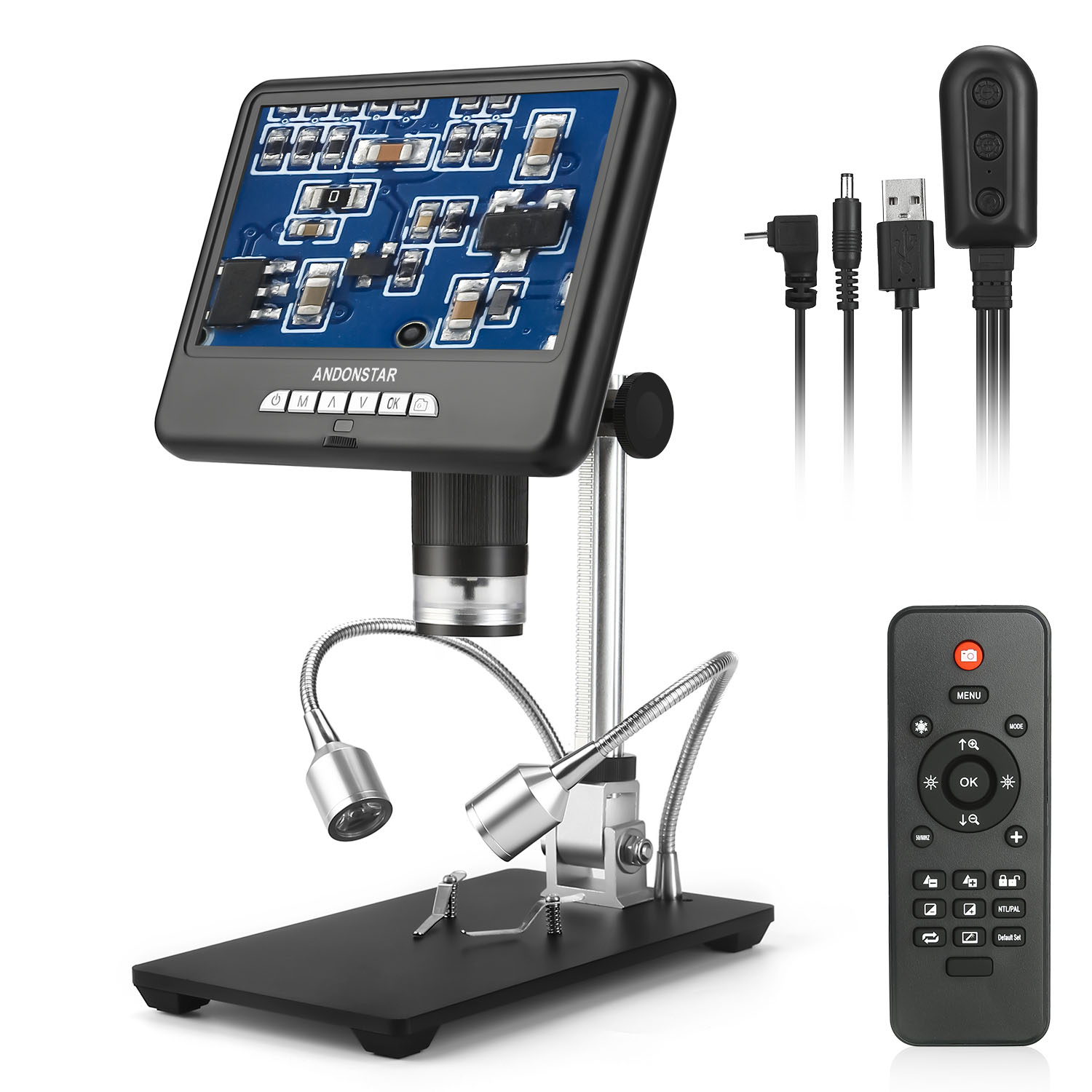 Andonstar AD407 mikroskop Digi - Electronics Repair Microscope ulasan dan harga