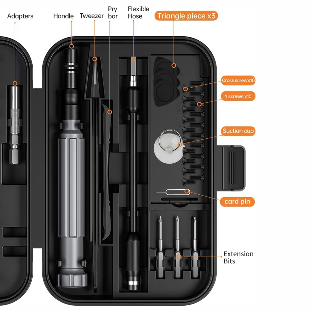 Set Obeng Presisi 150 in 1, Ki - Electronic Repair Tutorial ulasan dan harga