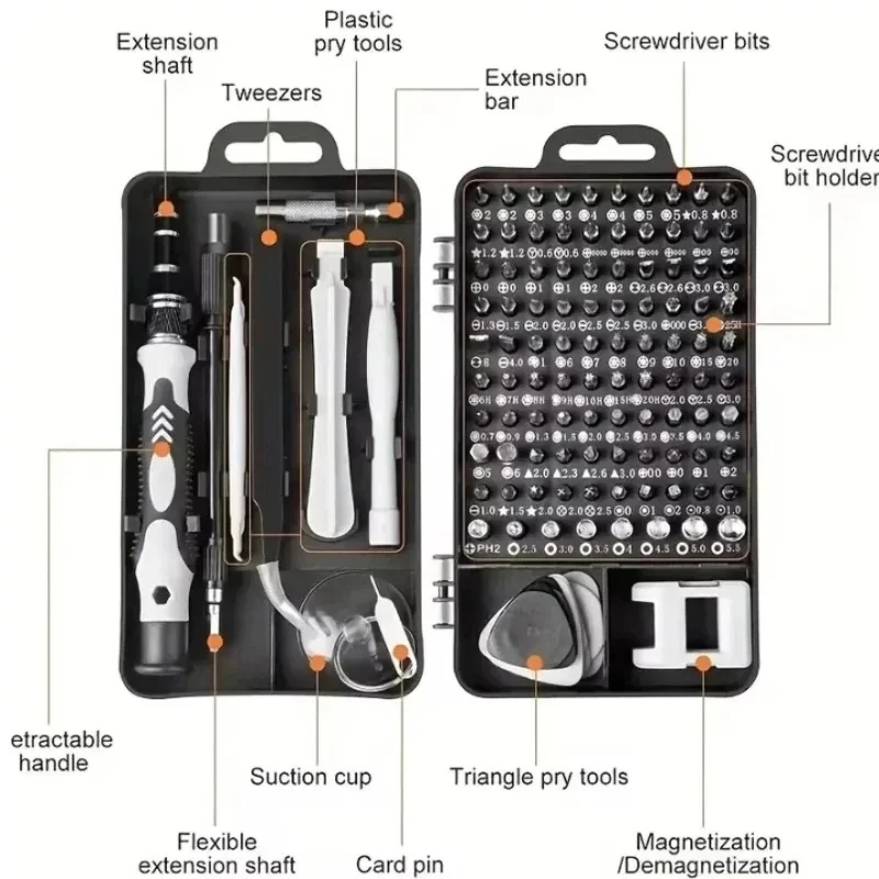 Set Obeng Multifungsi 115 in 1 - Electronics Repair Training ulasan dan harga